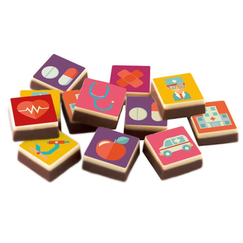Chocoladeblokje - dag van de zorg - melk - 11g