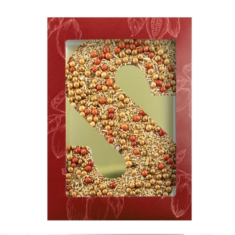 Luxe Chocoladeletter Goud (200 gr)