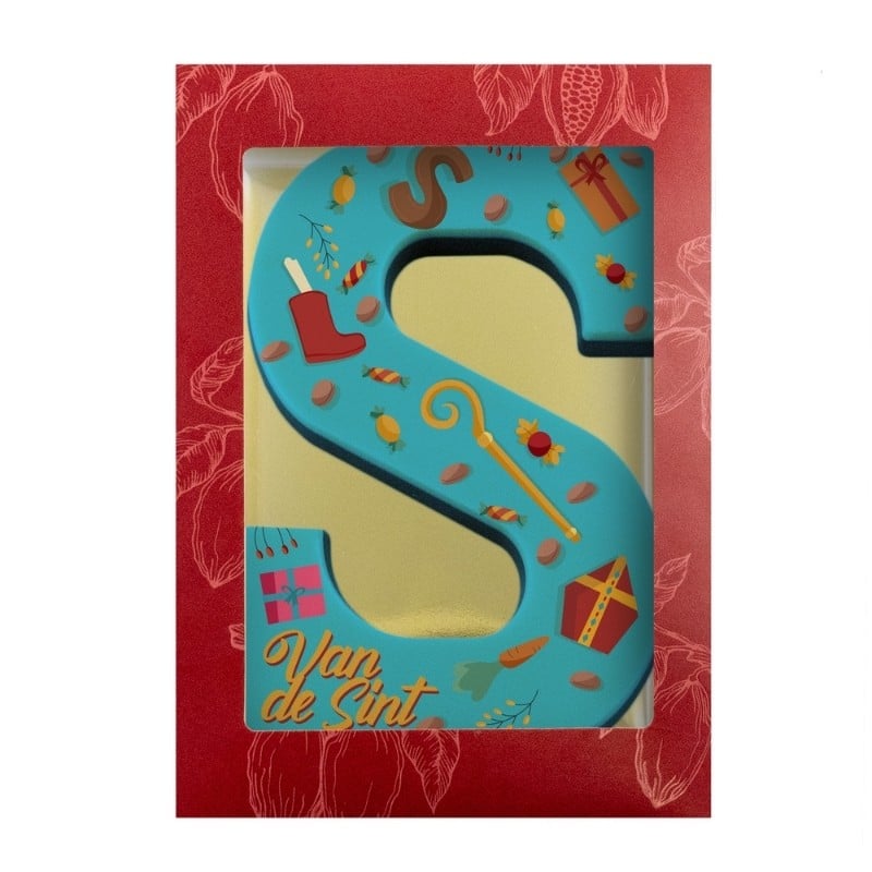 Printletter S - Van de Sint