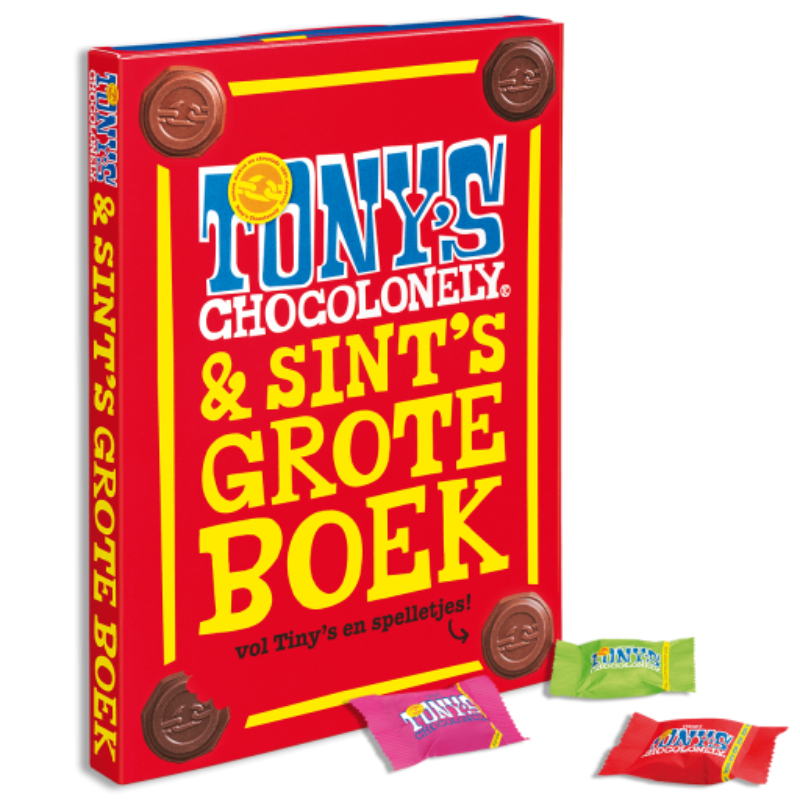 Sinterklaasboek met Tiny Tony's