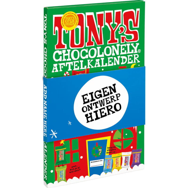 Tiny Tony's adventskalender groot - diverse smaken - Met wikkel