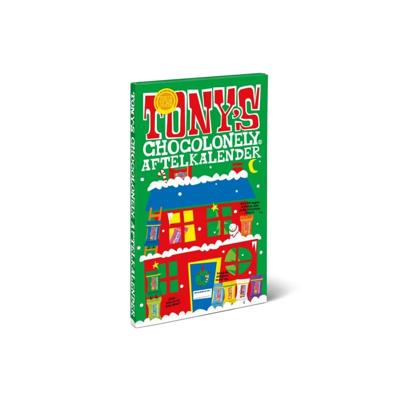 Tony's Chocolonely Tiny Tony's adventskalender - diverse smaken - onbedrukt