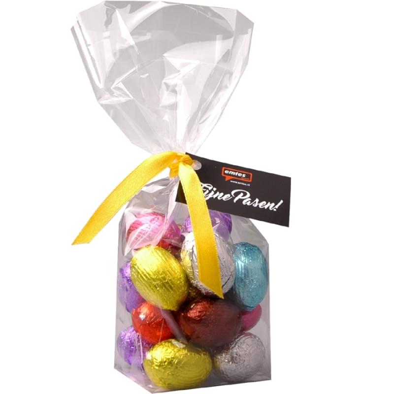 Chocolade paaseitjes - 100 gram - diverse smaken - belgische chocolade - zakje