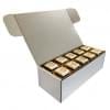 Chocolade blokje - melk/wit - monotray - eigen logo - 9g