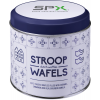 Blik met stroopwafels - tin - 8 stuks