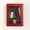 Chocoladeletter - 200 gram - puur met marsepein - A t/m Z