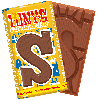 Tony's Chocolonely letter chocoladereep - 180 gram - diverse smaken - s - onbedrukt