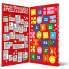 Tony's Chocolonely adventskalender klein - 24 Tiny Tony's - melk en karamel zeezout - met banderol