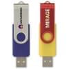 Twister USB 2.0 stick - kunststof en aluminium - 4GB - kleurencombinatie