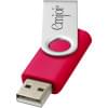 Rotate USB stick - kunststof en aluminium - 1-32GB - sleutelhangeroptie 