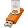 Rotate USB stick - kunststof en aluminium - 1-32GB - sleutelhangeroptie 
