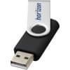 Rotate USB stick - kunststof en aluminium - 1-32GB - sleutelhangeroptie 