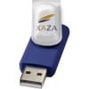 Rotate USB stick - kunststof en aluminium - 1-32GB - doming