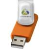 Rotate USB stick - kunststof en aluminium - 1-32GB - doming