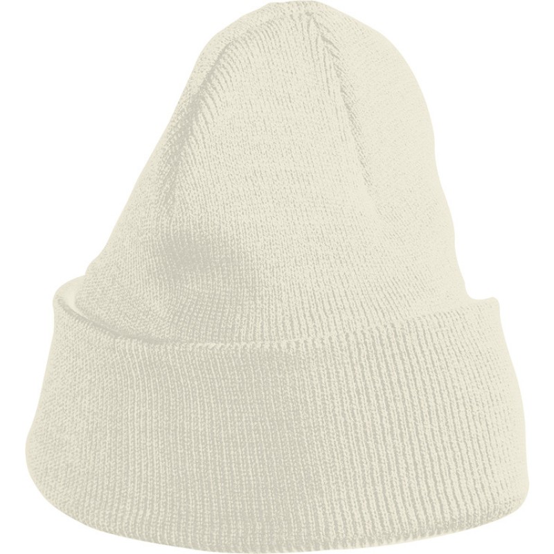 Daiber gebreide kindermuts - polyacryl - tweelaags - met omslag