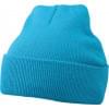 Daiber gebreide beanie - acryl - tweelaags - met omslag