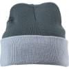 Daiber gebreide muts - acryl - tweelaags - gekleurde omslag rand