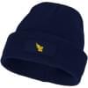 Boreas beanie - acryl - enkellaags - met patch