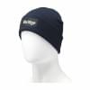 Stavenger gebreide beanie - rPET polyester - met label - met omslag