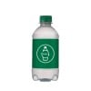 Waterflesje met bronwater 330ml - rPET - platte dop - diverse kleuren