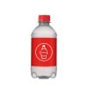 Waterflesje met bronwater 330ml - rPET - platte dop - diverse kleuren
