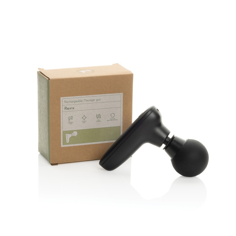 Revix RCS oplaadbare massagegun - gerecycled kunststof - zakformaat - UBS-C