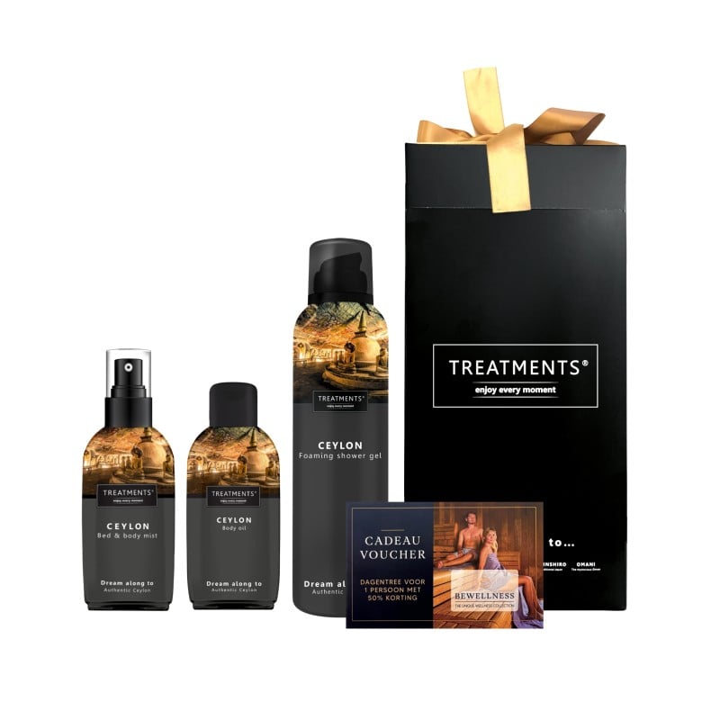 TREATMENTS® giftbox S Ceylon - kunststof - showergel en body oil