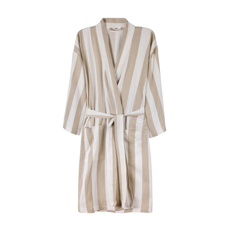 VINGA Ornos badjas - L/XL - katoen - 200 g/m² - sneldrogend - voorzakken