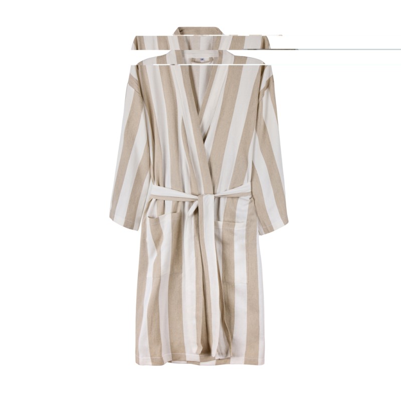 VINGA Ornos badjas - S/M - gerecycled katoen - 200 g/m² - sneldrogend - voorzakken