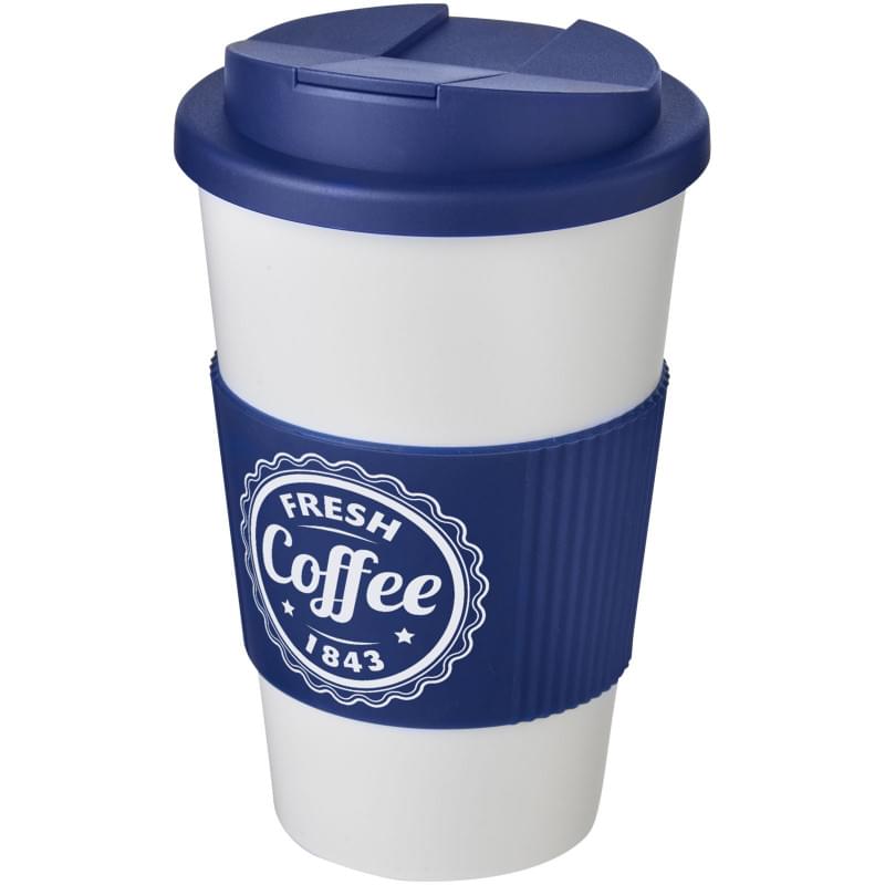 Americano® beker 350 ml - PP - dubbelwandig - geïsoleerd - draaideksel - handvat