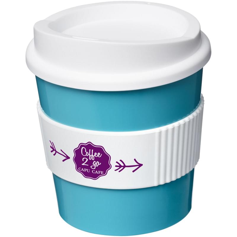 Americano Primo beker 250 ml - kunststof - morsvrije drukdeksel - siliconen grip 