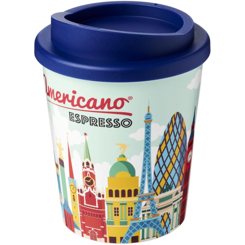 Brite Americano koffiebeker 250 ml - PP - dubbelwandig - geïsoleerd - draaideksel