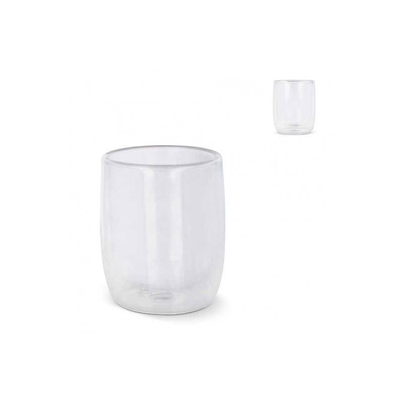 Marian koffieglas 230ml - borosilicaatglas - dubbelwandig