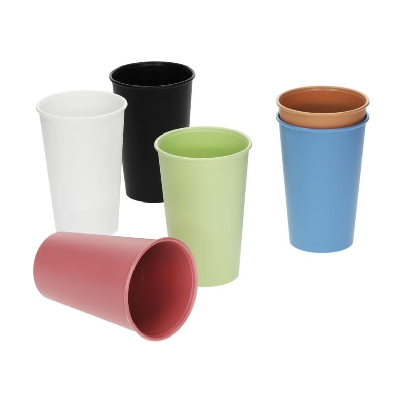 Koffiebeker to go 300ml - plastic - herbruikbaar - vaatwasserbestendig