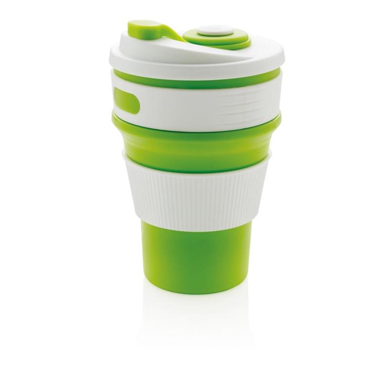 Opvouwbare beker 350 ml - siliconen - morsbestendig - vaatwasser bestendig