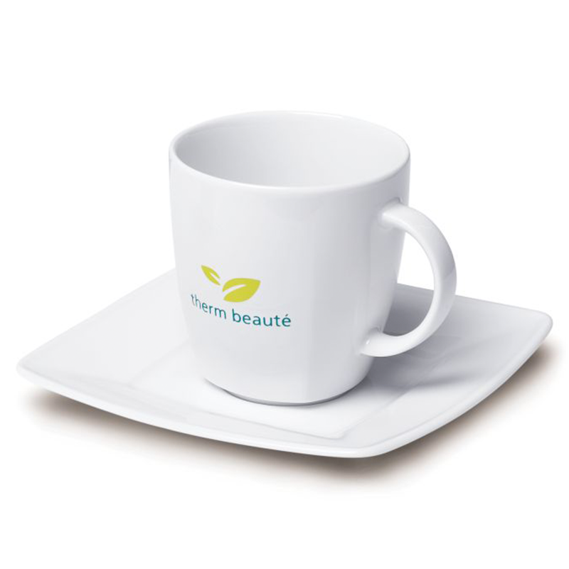Senator Maxim koffieset - porselein - wit - 200ml kopje en schoteltje