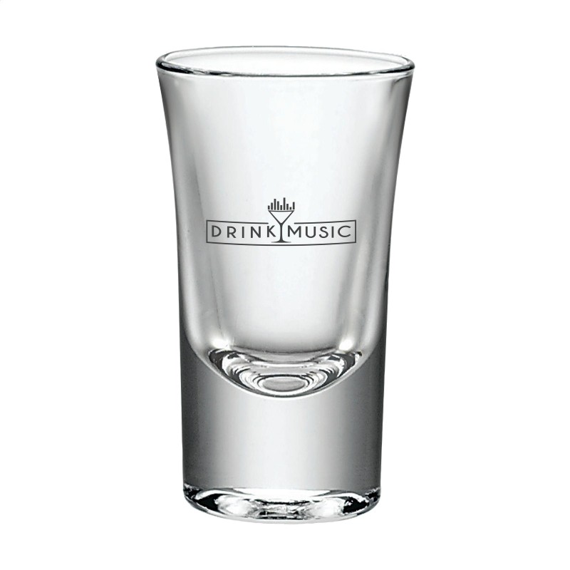 Shotglas - 34ml - glas - massieve bodem