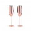 Gagx champagneglazen set - 270ml - RVS - geschenkverpakking