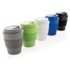 Beker 350ml - PP - met schroefdeksel en siliconen sleeve