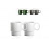 Sagaform koffiemok 250ml - keramiek - gekleurd - 2 stuks - geschenkverpakking