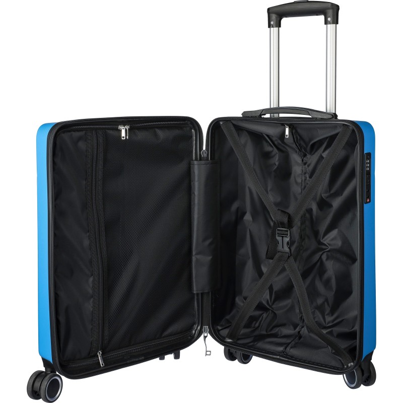 Alaric koffer - 35 x 19.5 x 56 cm - ABS - trekhandvat - 8 zwenkwielen