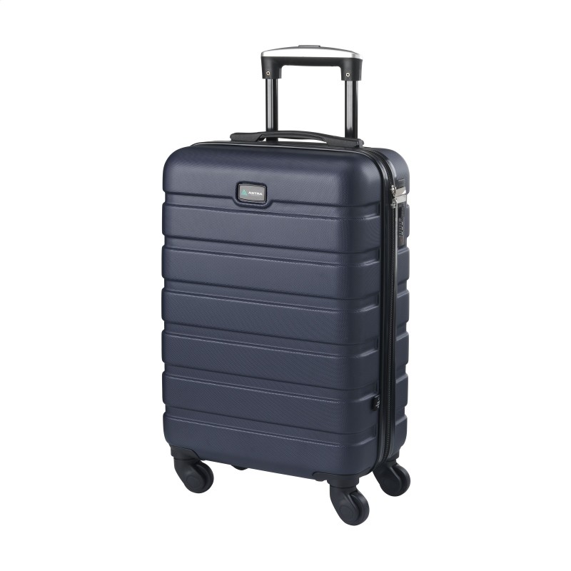 Amsterdam handbagage koffer - 55 x 35 x 20 cm - cijferslot - uitschuifbare greep