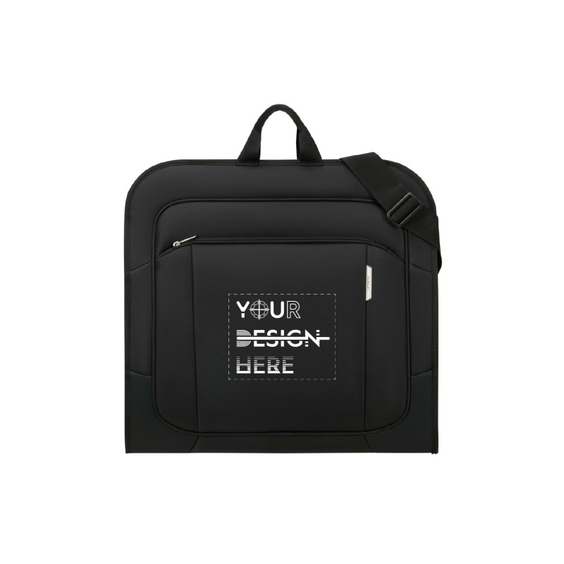 Samsonite Respark kledingtas - rPET polyester - drukknoopsluiting en haak - met kledinghanger