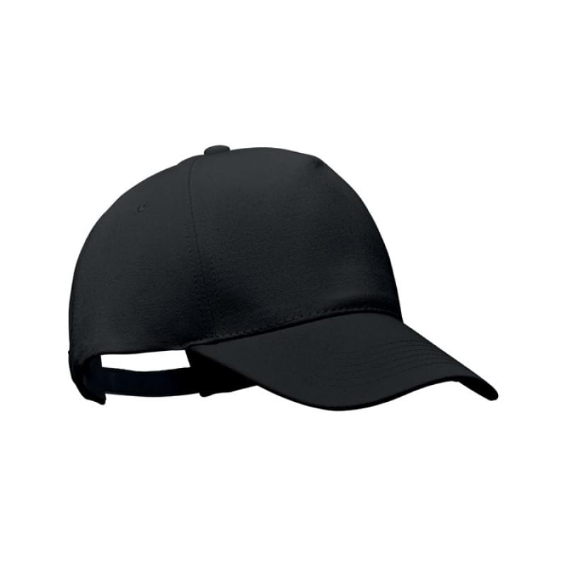 Bicca baseball cap - organisch katoen - 5 panelen - metalen gespsluiting