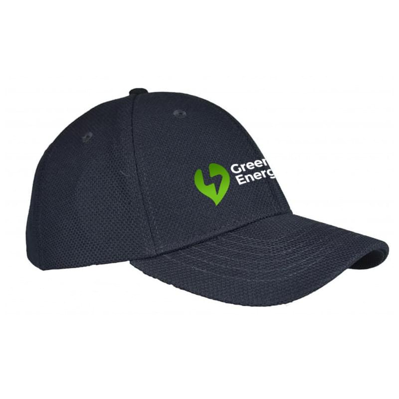 Cooldry sportscap - polyester - 6 panelen - klittenbandsluiting