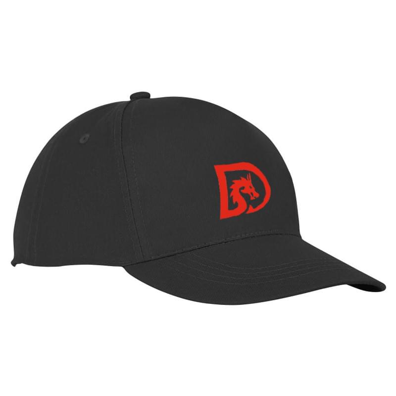 Hades 5 panel cap - katoen - klittenbandsluiting