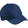 5 panel mesh cap - polyester - zweetband - click en snap sluiting