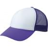 5 panel mesh cap - polyester - zweetband - click en snap sluiting