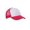 5 panel mesh cap - polyester - zweetband - click en snap sluiting