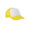 5 panel mesh cap - polyester - zweetband - click en snap sluiting